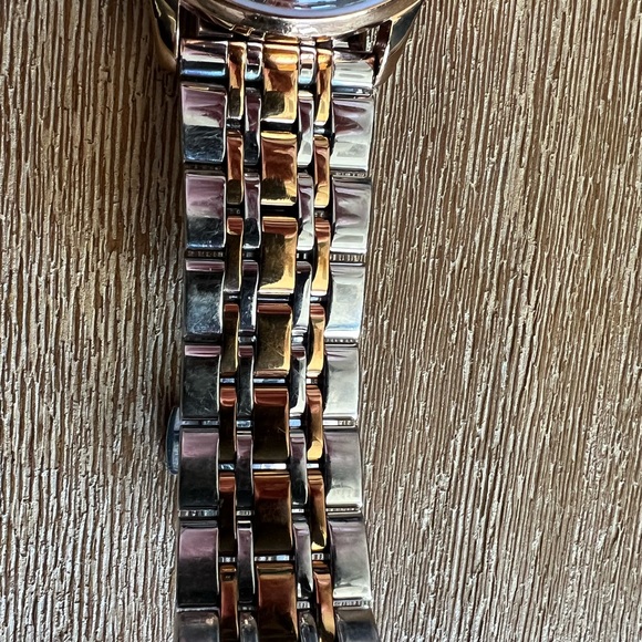 Emporio Armani Chronograph Two-Tone Silver/Rose Gold Watch - Picture 6 of 7